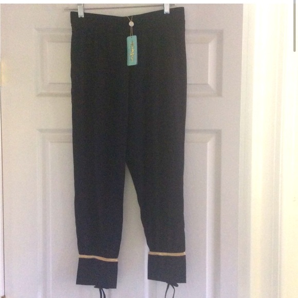 Luli Fama Pants - NWOT Luli Fama warrior spirit black yoga pants